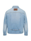 Doublet Zephyr Yarn faded denim jacket