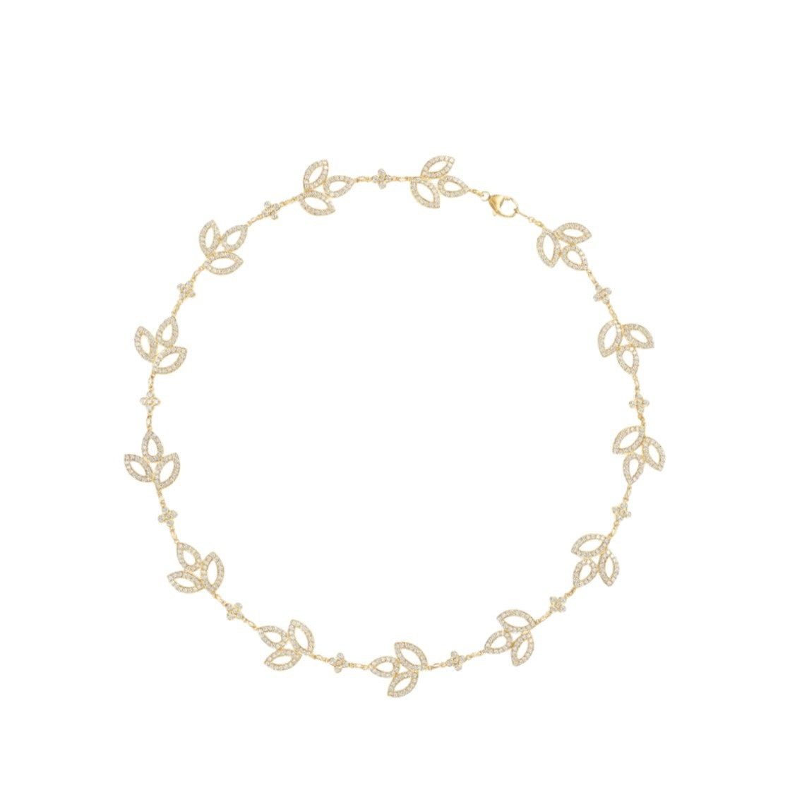 Harry Winston Style Lock Necklace